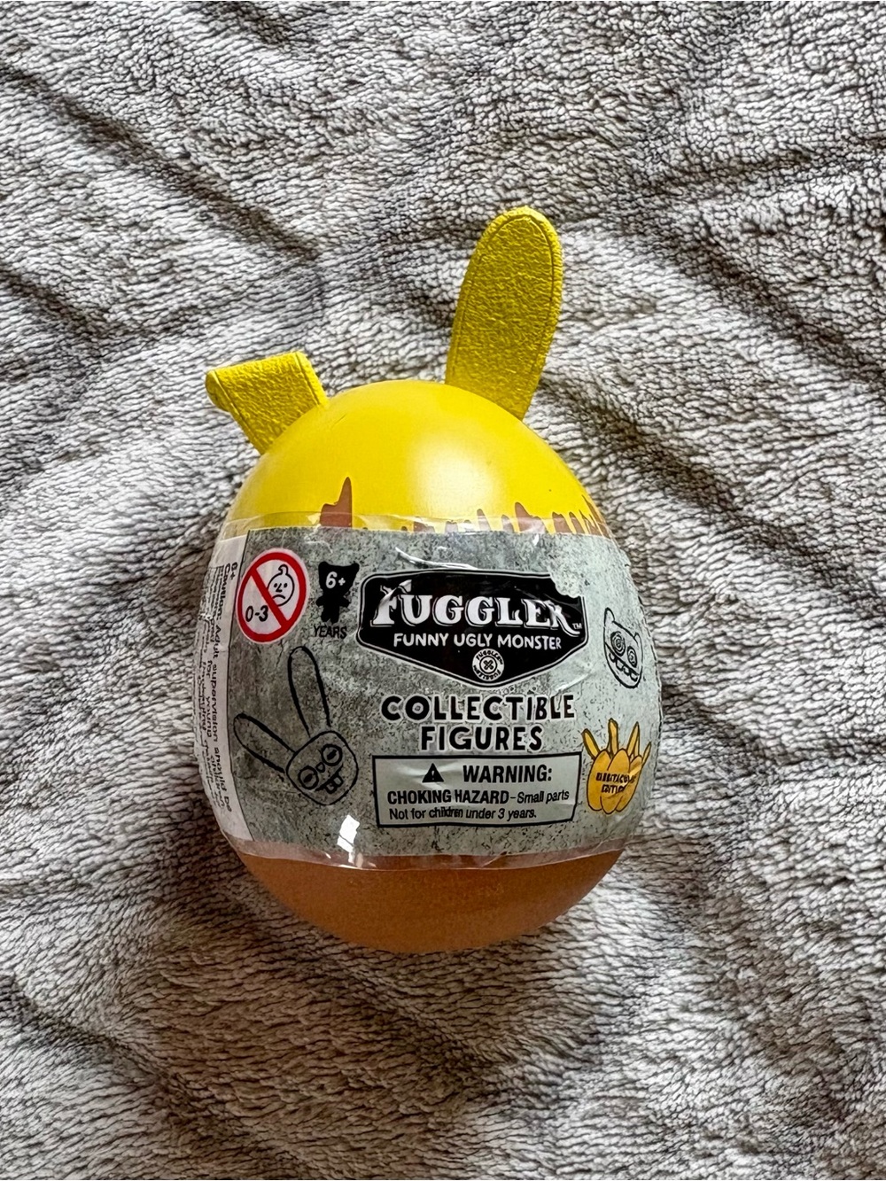 Fuggler Yellow Collectible Figure Surprise Egg - Funny Ugly Monster